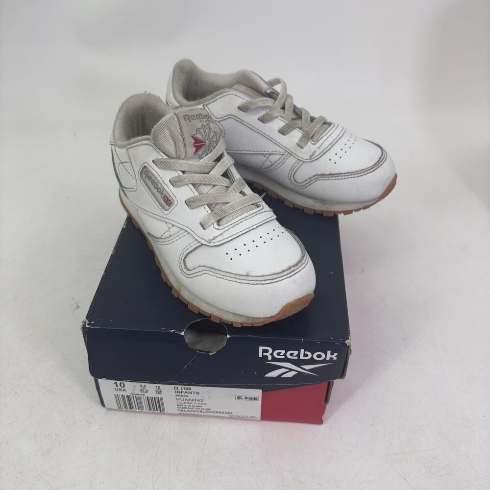 Reebok Classic Style Sneaker White Toddler Size 10